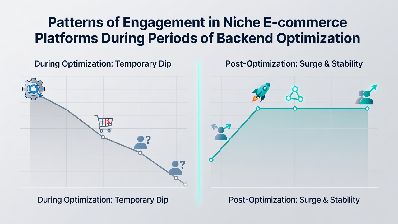 Patterns of Engagement in Niche E-commerce Platforms During Periods of Backend Optimization